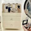 With Drawer Cosmetic Storage Box Dustproof Makeup Case New Cosmetic Shelf  Makeup Organize