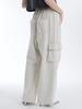UNKNOWN PLANET Wide Cargo Pants Beige