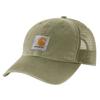 Carhartt BUFFALO CAP 100286 Mesh Cap for Men and Women In Burnt Olive (391)