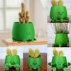 3.14" Happy Face Planter Handmade 3D Printed Cute Guitar Planter Theme Succulent Pot For Guitar Lovers
