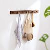 myoseya Wall Stylish Wall Storage Clothes Hat Decorative Wall Hole Towel DIY Wall Brown Hanger, Wooden, Hooks, Hooks, Hook, Hook, Hook, Hook, Hook,