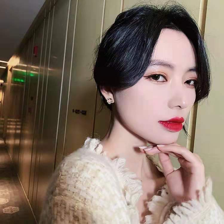 S925 silver needle earrings new trendy temperament women Korean exquisite small diamond entanglement earrings commuter earrings women