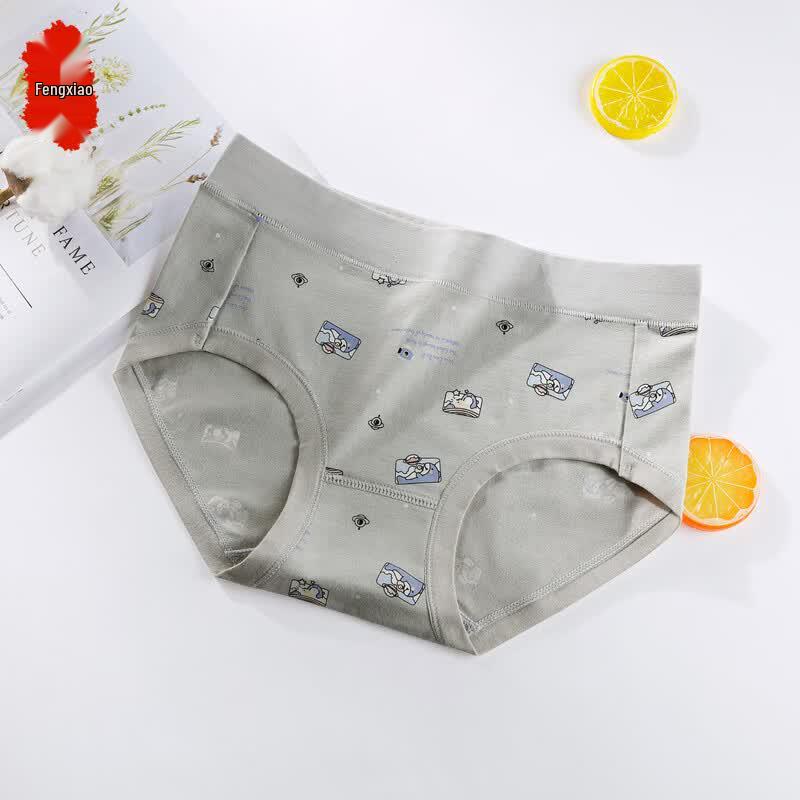 

Women s Cartoon High-Waist Briefs L