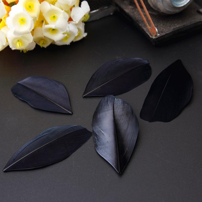 50Pcs26 Color Diy Jewelry Accessories Feather Color Floating Head Feather Goose Feather Craft Decorative Material