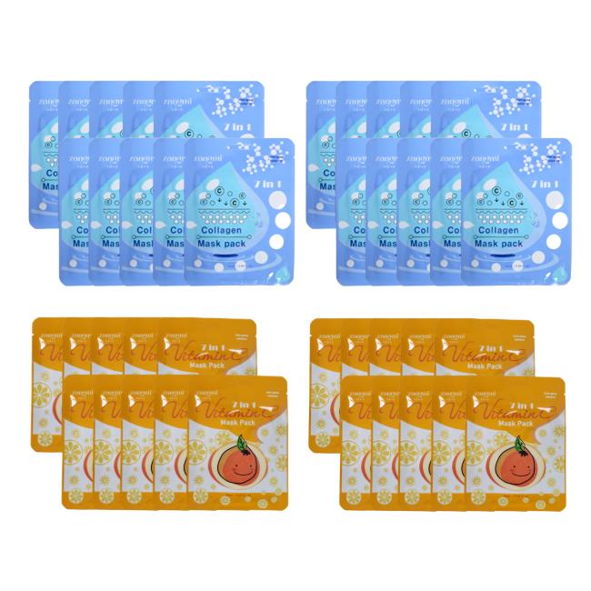 zangmi 7 in 1 Mask Pack Collagen Mask Pack (25mL x 10ea) , Vitamin C Mask Pack (25mL x 10ea) (8 Options)
