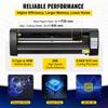 Vinyl Cutter 28 Inch Vinyl Cutter Machine 720mm Paper Feed Vinyl Plotter Cutter Machine with Sturdy Floor Stand for Cutting Paper Black