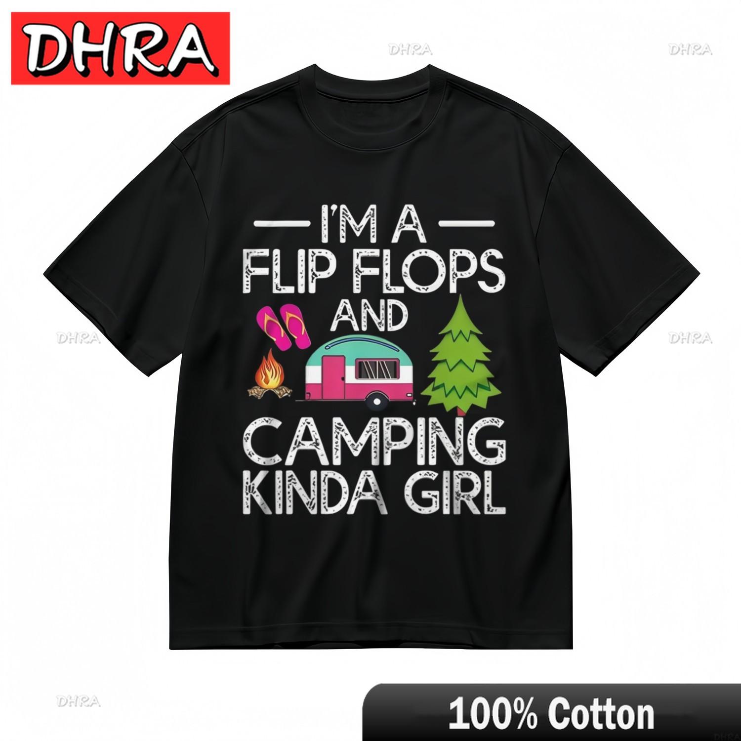 

Womens Fashion Soft Comfy Classic TShirt Im A Flip Flops Printed Cotton Tee Clothing for Anniversary Gift TShirt Female 4XL