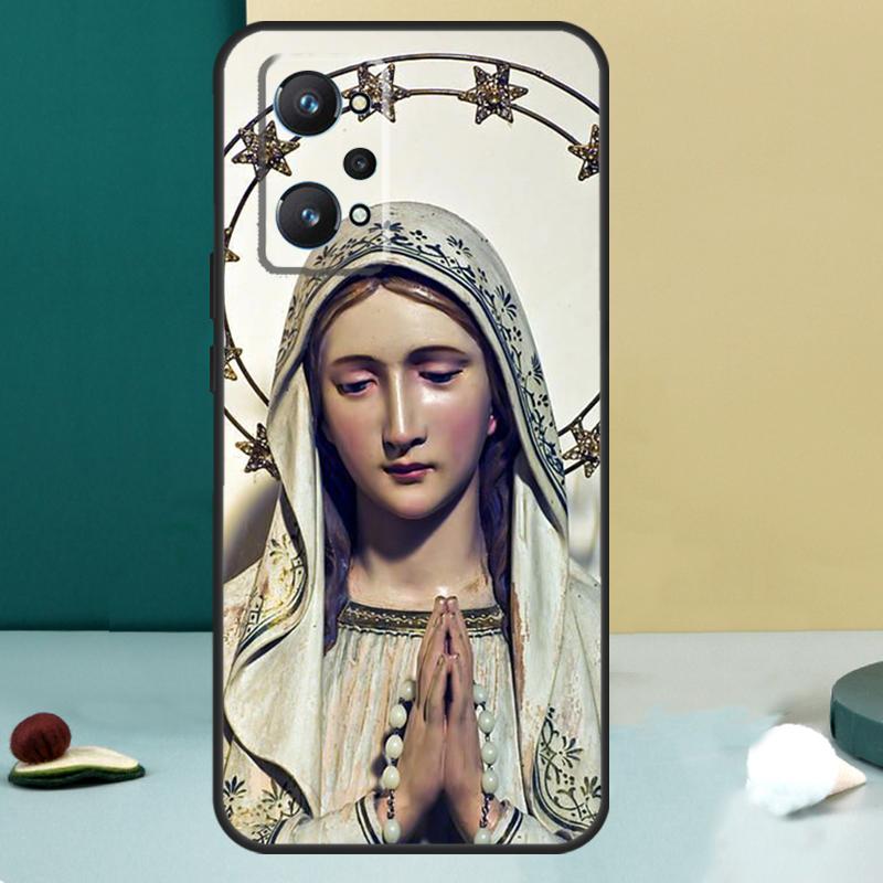 Virgin Mary For Realme GT 6T 5 6 GT 7 Pro C67 C75 C61 C55 C53 C51 C21Y C25S 10 11 12 13 14 Pro Plus Case