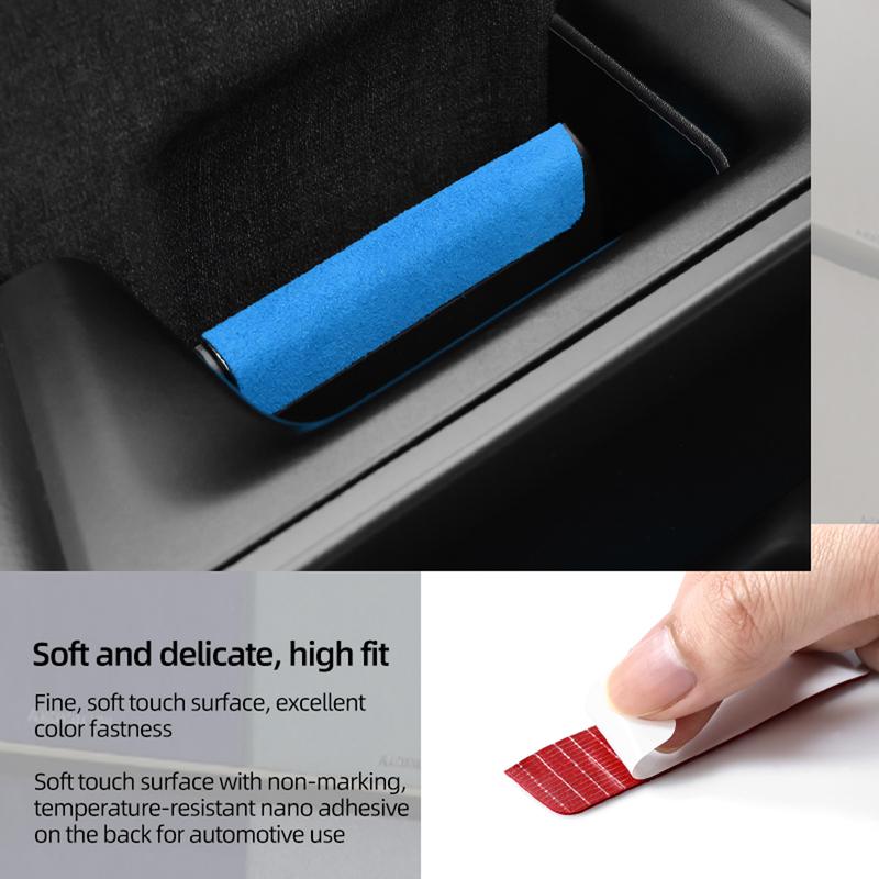 Made of Alcantara Betterhumz For Ford F-150 SVT Raptor -2025 Car Inner Door Handel Trim Stickers Decor Interior Accessories