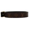 Louis Vuitton 21 Year M9453 GHardware Santur LV Initial 30MM Reversible Belt Belt Brown / GoldUsed