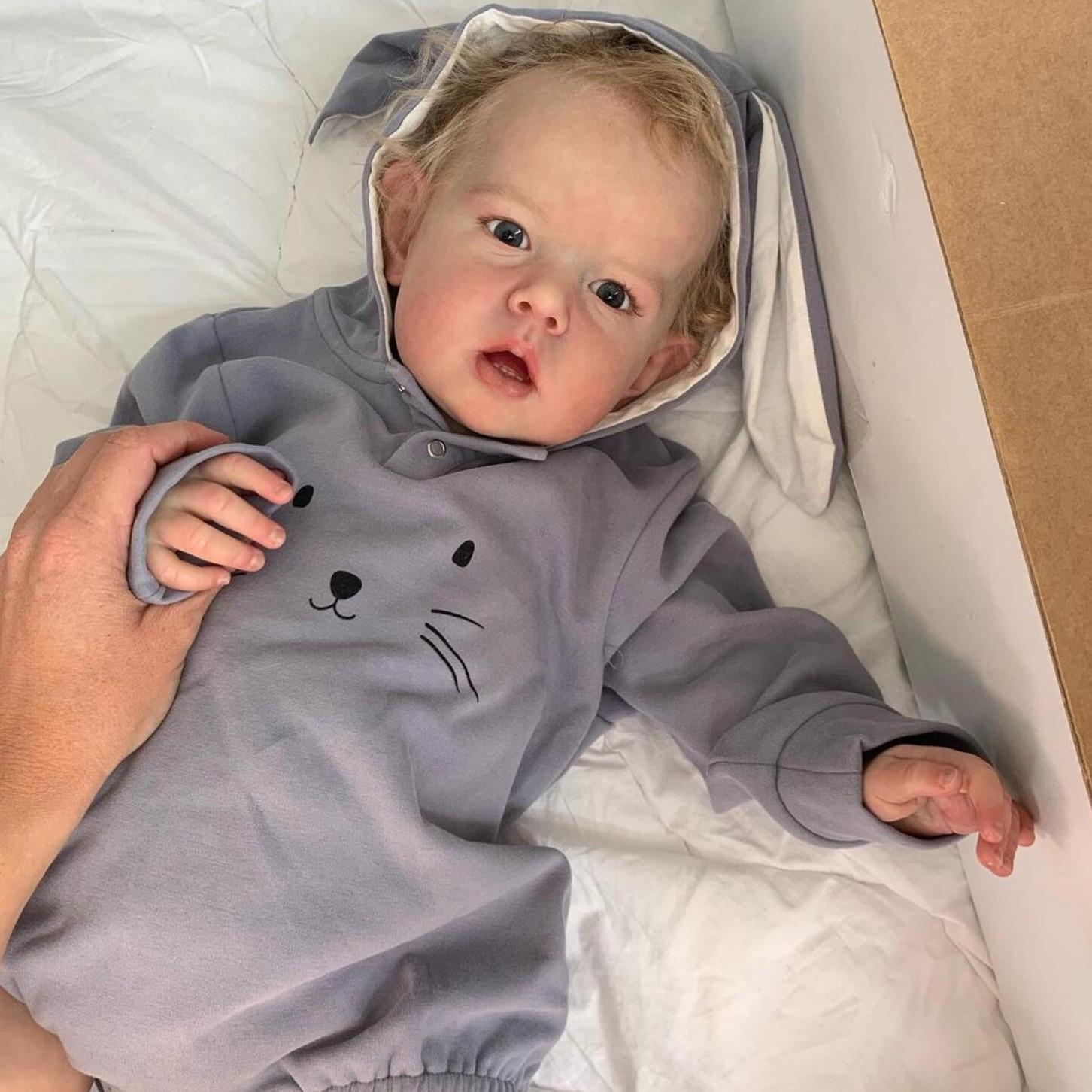 Liam Reborn Doll with 50cm/75cm Cloth Body 50cm