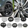 ABS 56/58/60mm 3D Znak na auto Krytky středů kol Odznaky Kryty Příslušenství Pro Hyundai I10 I20 I30 Getz Accent Elantra Santa