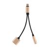 Adaptér Nabíječka Audio kabel 2 v 1 nabíjení na 3,5 mm jack sluchátka Aux převodník pro Apple Iphone 7 8