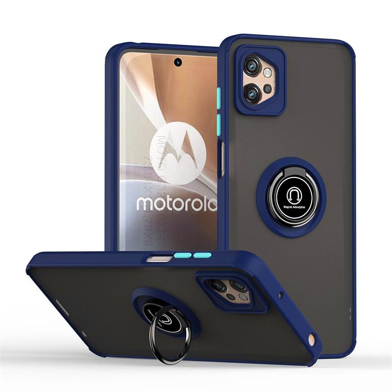 Shockproof Armor Case For Motorola Moto G14 G54 G84 G22 G32 G42 G52 G72 G13 G23 G53 E13 E22 E32 E20 E40 Magnet Ring Holder Cover