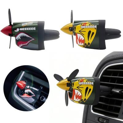 Car Air Outlet Clip Functional Air Freshener Long Lasting Odor Eliminator Easy Install Aviation Inspired Vent Decoration Car Accessory Gift for Men