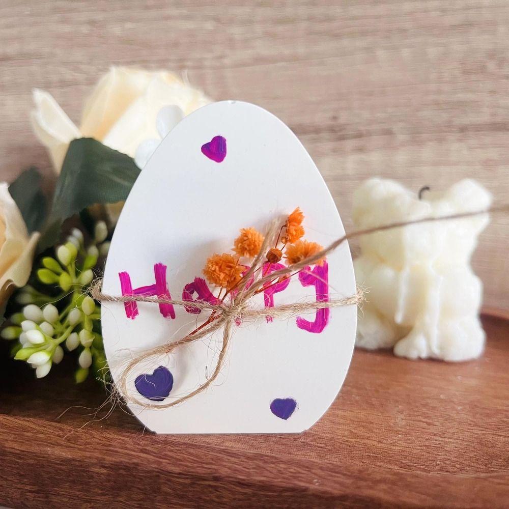 Handmade Candle Mold Silicone Gypsum Mould Resin Easter Eggs Mold Candle Making