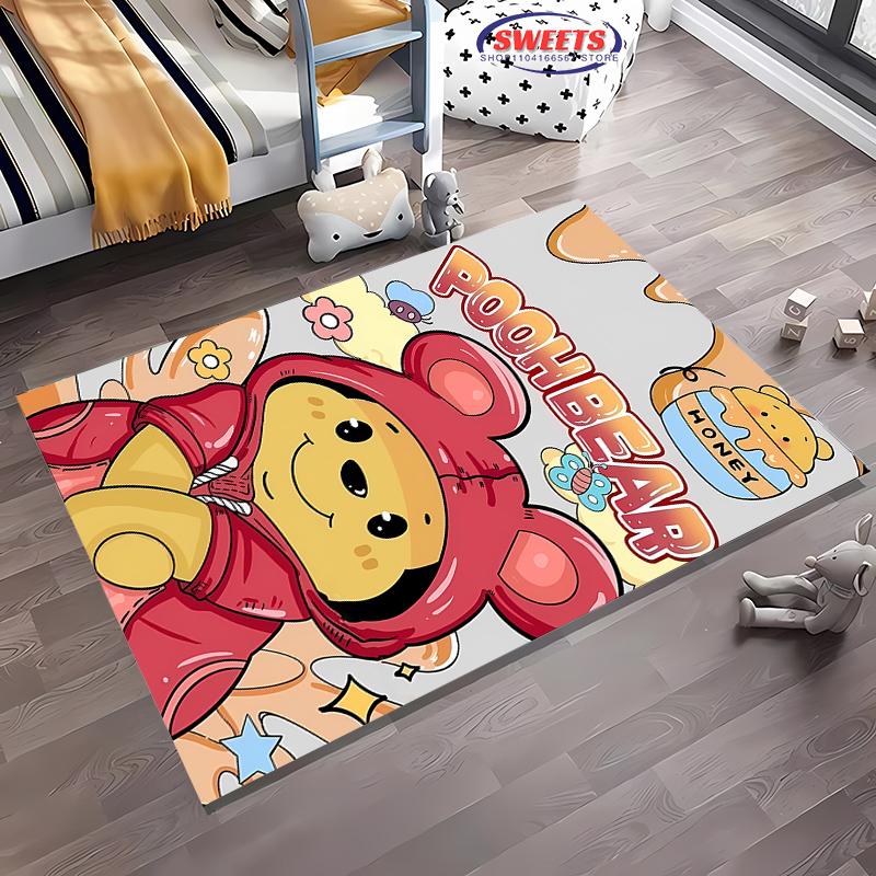 Neue Regale! Klassischer Disney Winnie Puuh Teppich, Wohnzimmer Schlafzimmer Kinderzimmer Wahl, Rutschfeste Maschinenwaschbare Matte