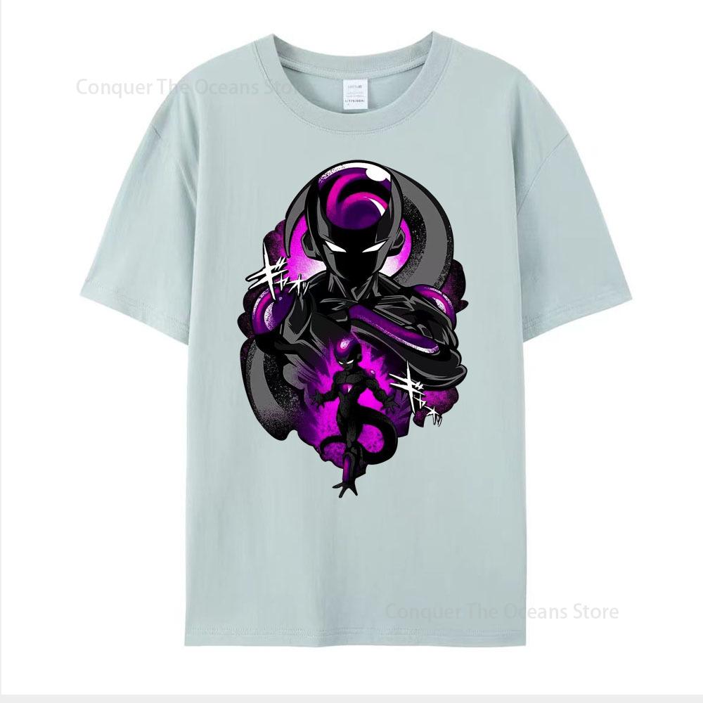 Pánské tričko s potiskem japonského anime Frieza Goku s krátkým rukávem Cosplay tričko Letní ležérní trička Streetwear O-výstřih Pánské topy