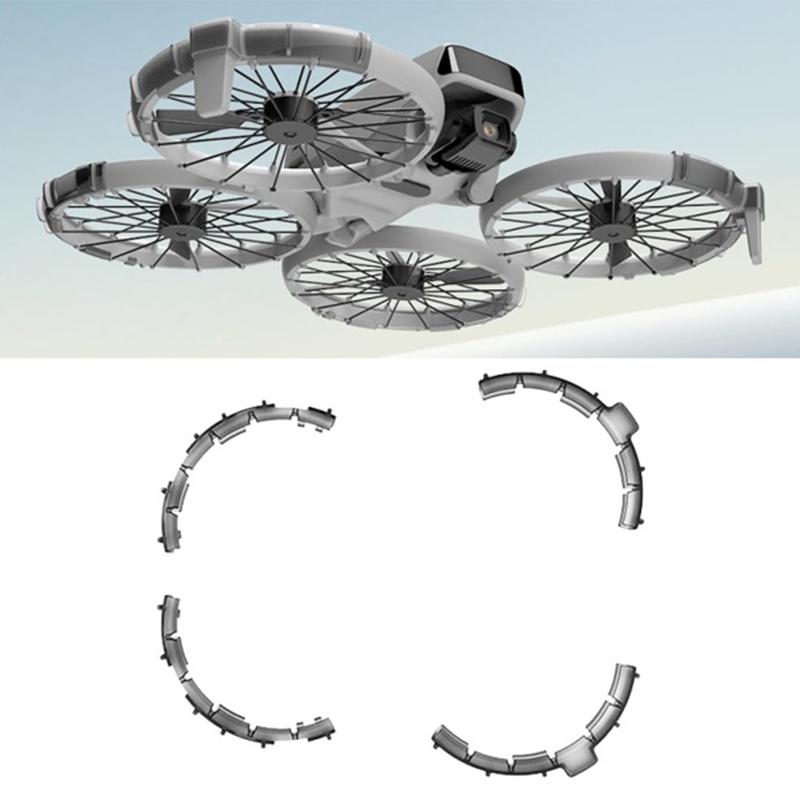 

Захисний чохол-бампер для дрона DJI Flip, аксесуари, захист пропелерів, захист лопатей від ударів з піднятим штативом