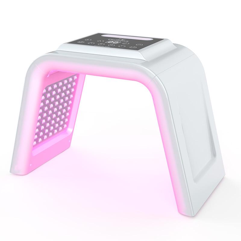 LED Hydrating Mist and Photon Skin Rejuvenation Mask with Seven-Color Light Therapy US Plug English