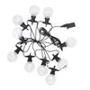 LED Ball String Lights 10LEDs G50 Copper Wire Bulb Colorful Die Casting Lamp  Waterproof Outdoor