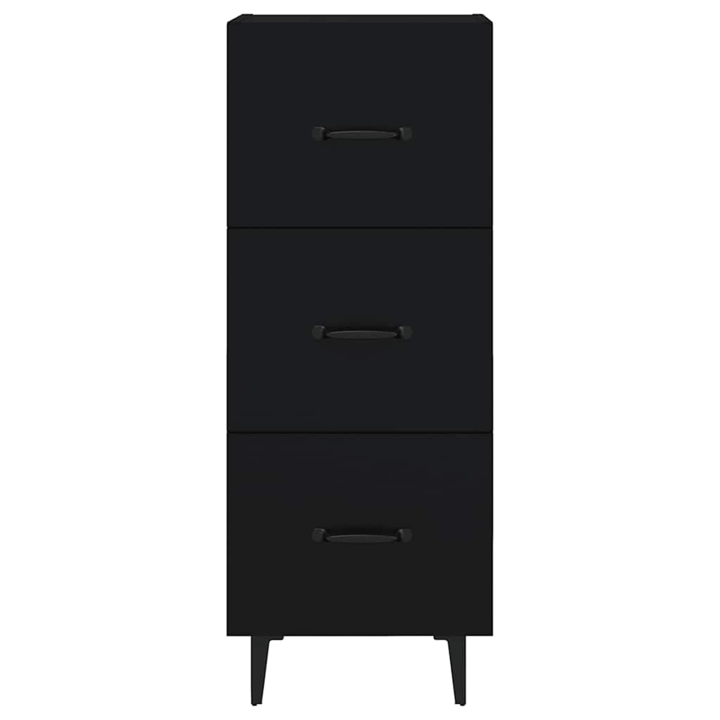 Sideboard Black 34.5 x 34 x 90 cm Particleboard