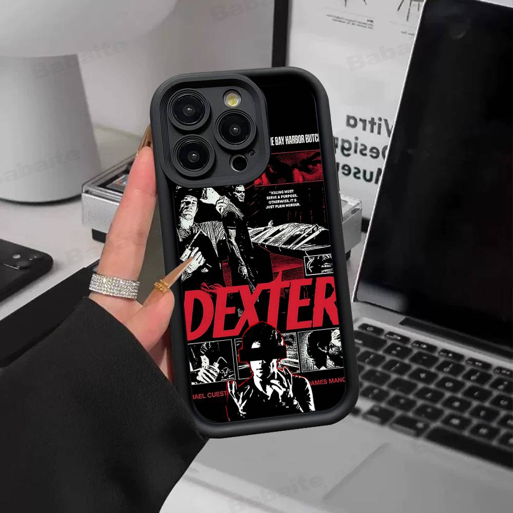 

D-Dexter Morgan Phone Case For IPhone 16 15 14 Plus 13 12 11 17 Pro Max Pro Soft Cover iPhone 17pro max