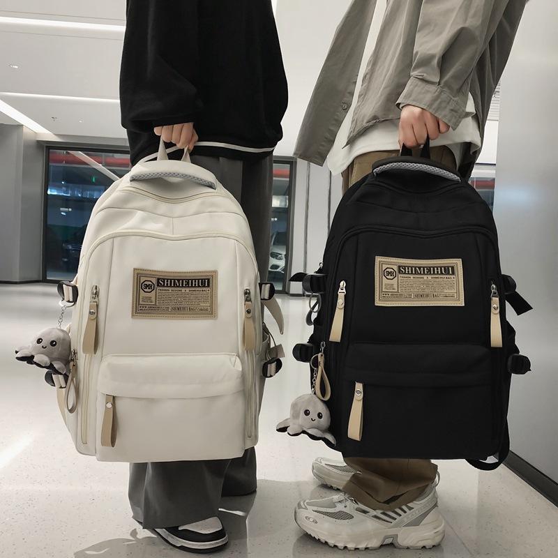 Schultasche Koreanische Version lässiger Rucksack große Kapazität College-Student Mittelschüler Schultasche Schüler Mode neuer Pendlerrucksack