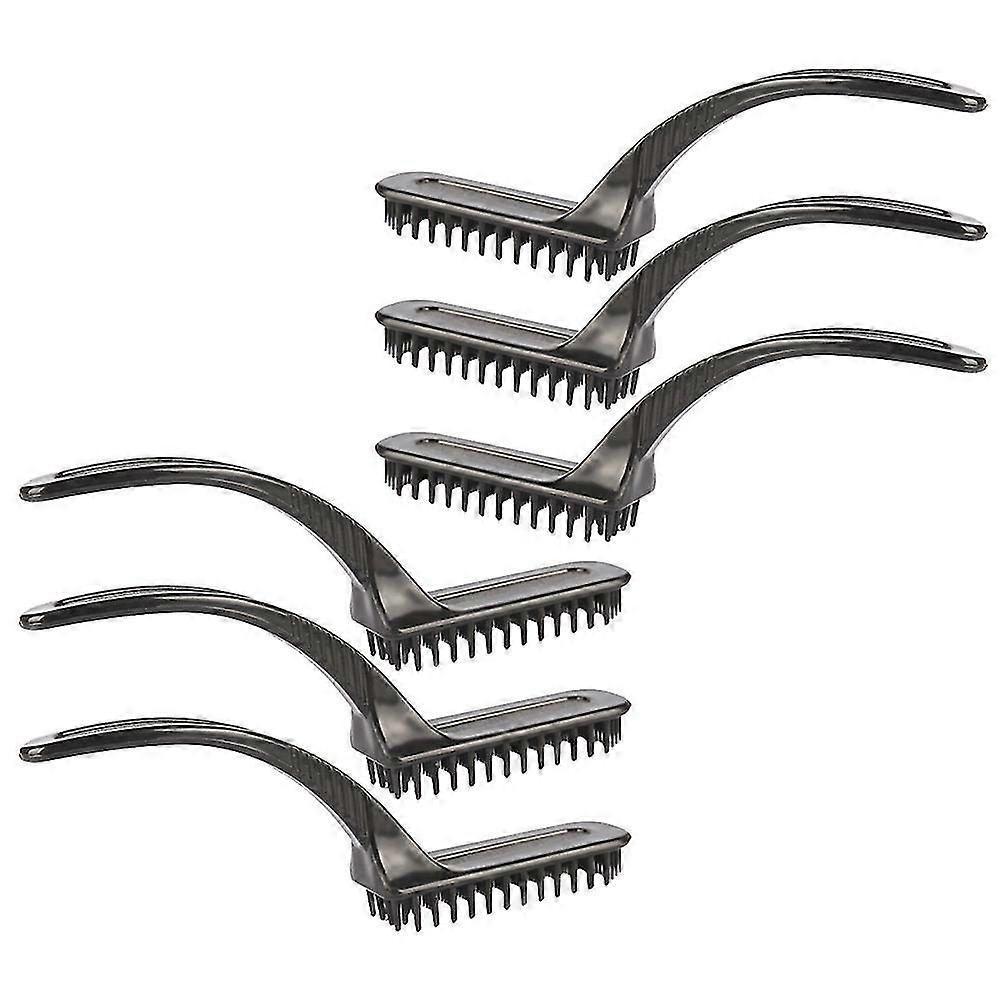 6 Stuks Haarkleur Borstels Set - Herbruikbare Balayage Borstels voor Salon & Thuisgebruik, Ergonomisch Ontwerp, Geen Rommelige Haarkleuring