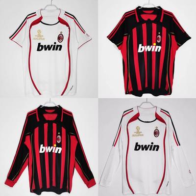 Retro AC Milan 06/07 Home Football Shirt - Kaka 09/10 Star Print Jersey