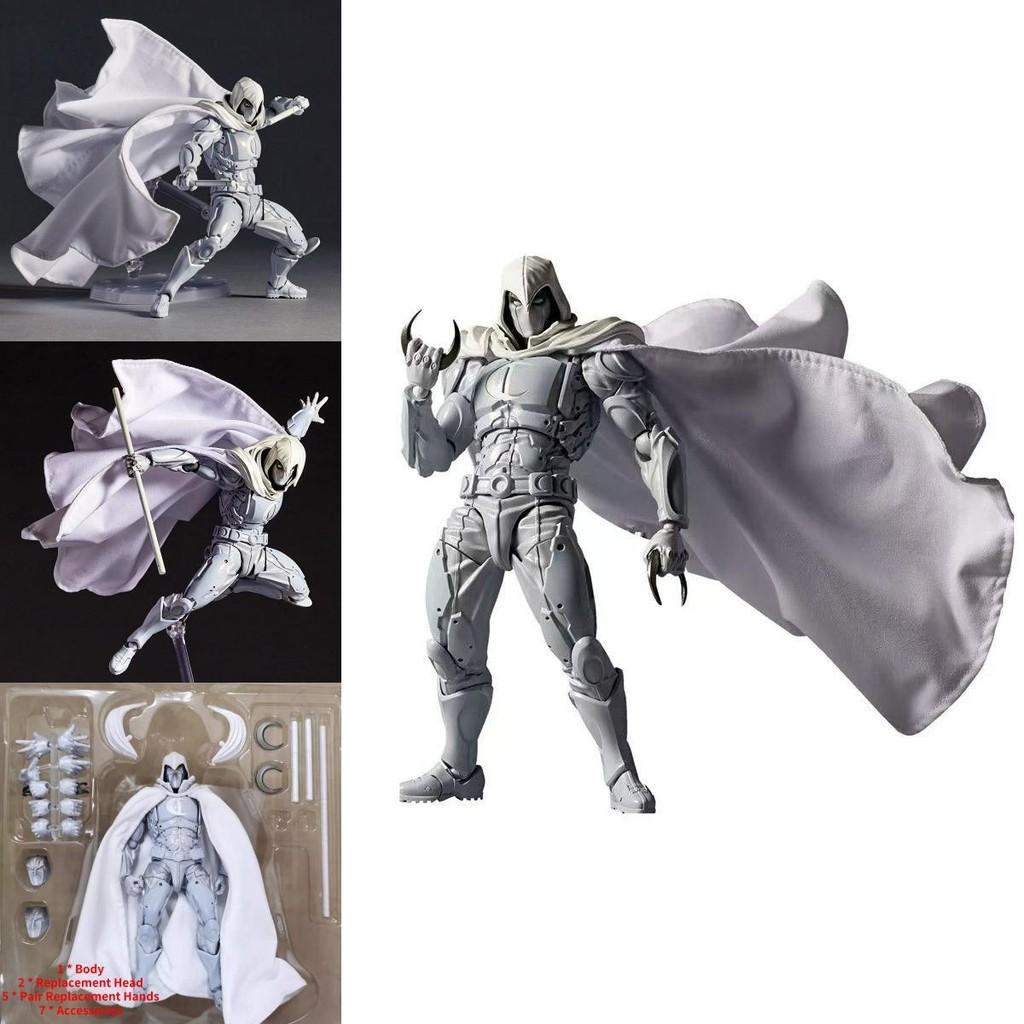 Kaiyodo Moon Knight Action Figure Stunningly Detailed Pvc Model 14cm Tall