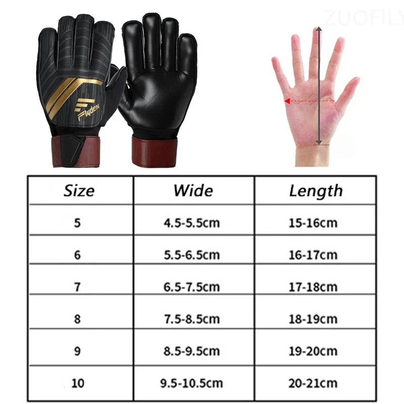Mănuși de portar de fotbal profesionist pentru adolescenți, antiderapante, rezistente la uzură, mănuși de portar pentru adulți, mănuși colorate din latex pentru fotbal
