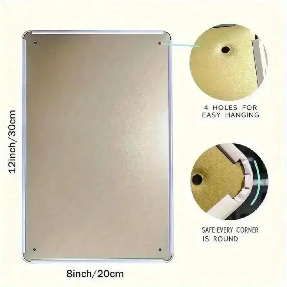 Vintage Iron Wall Art Red Dress Lady Portrait Metal Decor for Living Room