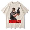 Leon Kennedy Tour 2026 Tshirts Summer Oneck Short Sleeve Female Tshirts Casual Loose Unisex Tees Top Print Pure Cotton Clothes
