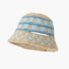 New Autumn and Winter Hats for Women Fashion Plaid Knitted Wool Hats In Winter Warm Face Showing Little Fisherman Hat Bag Hat Trendy