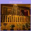 Led Star Window Curtain Lights With Waterproof Features For Holiday Decor