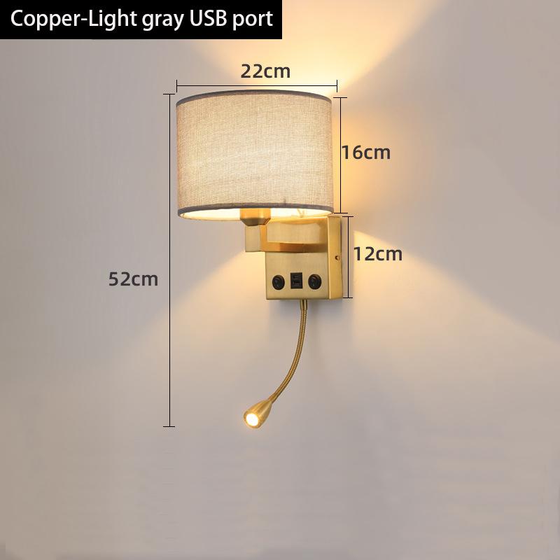 Mūsdienīga E27 auduma sienas lampa 5W