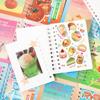 M5 Paper Notebook Vintage Cartoon Journal for Sticker Paste Portable Japanese INS Sweet Coil Binding Scrapbook for Student