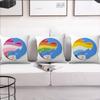 Trans Blahaj  Shark Cushion Cover Pillow Cover Decoration Room Home Sofa Living Office Car Nordic Simplicity