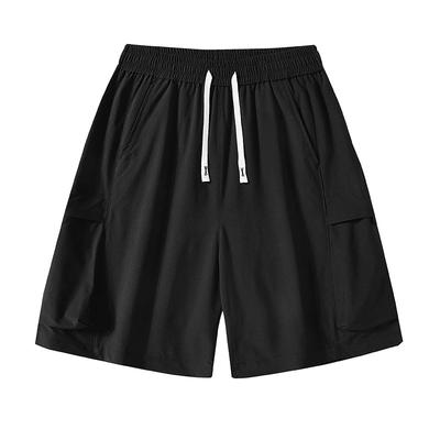 Arbeitsshorts Herren Sommer Leicht Schnelltrocknend Gerades Bein Lässige Sporthose Fünfviertelhose