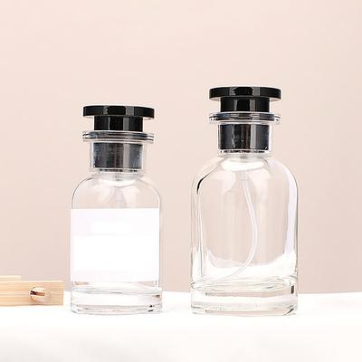 Flacon de parfum vide rechargeable en verre de 30 ml, flacon d'échantillon portable de voyage, à faire soi-même