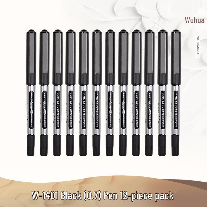 Quick-Dry 0.5mm Needle Tip Direct-Liquid Neutral Pen - 0.7mm Business Signing Pen