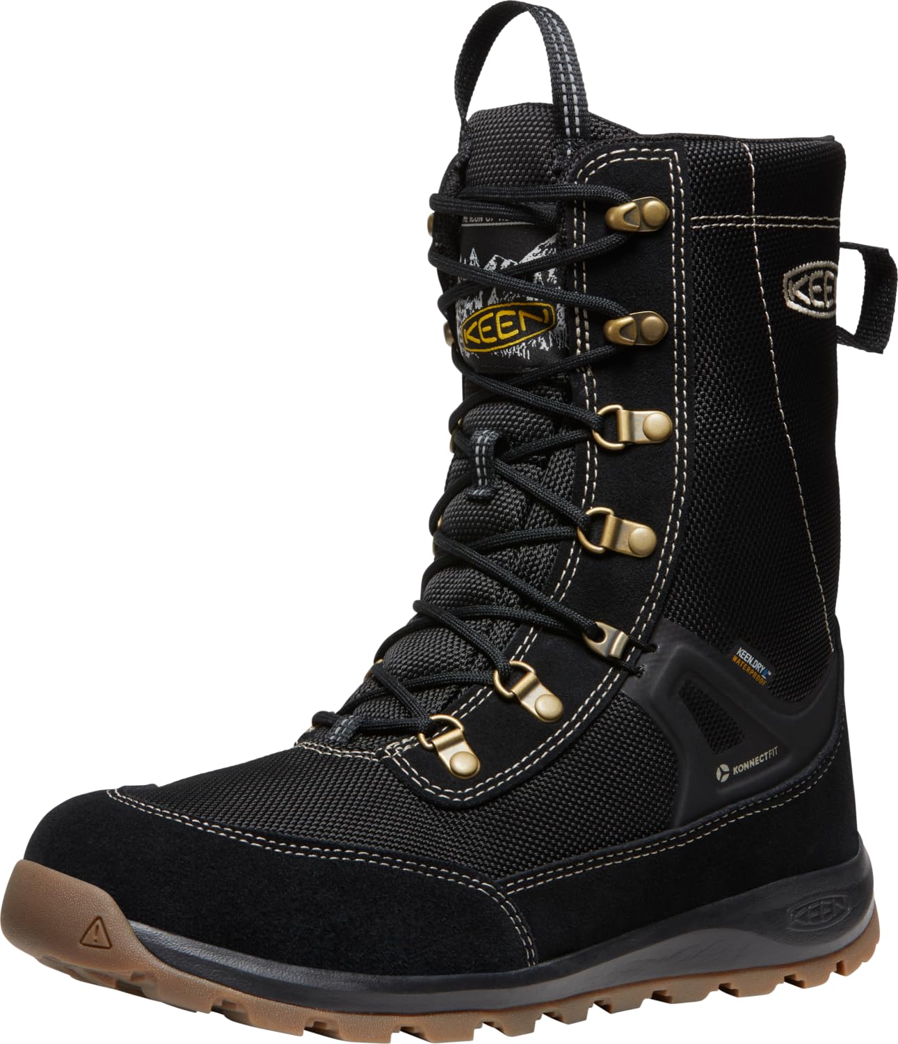 

KEEN GLIESER TALL WP Greaser Tall Size cm Boots, Waterproof, Black/Plaza Taupe, 27.5