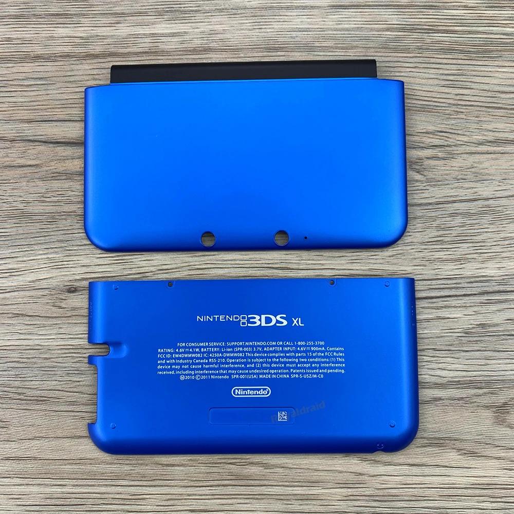 Blue Black Pink Replacement Faceplate Housing Shell Case For 3DS XL 3DS LL Console Shell Cover Top Bottom Case Game Accessories