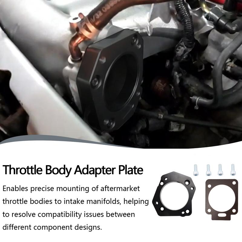 Throttle Body Adapter K RBC to K PRB 72mm Open For 06-15 Honda Civic Si 02-06 RSX K20 K24 ACURA Swap