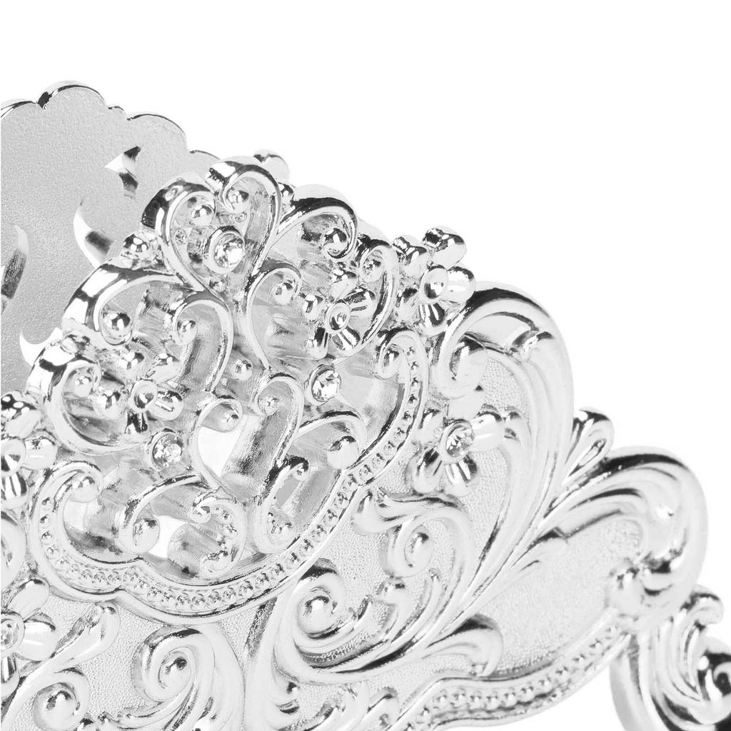 Napkin Holder European Metal Hollow Flower Pattern Paper Tissue Holder Freestanding Paper Napkin Dispenser