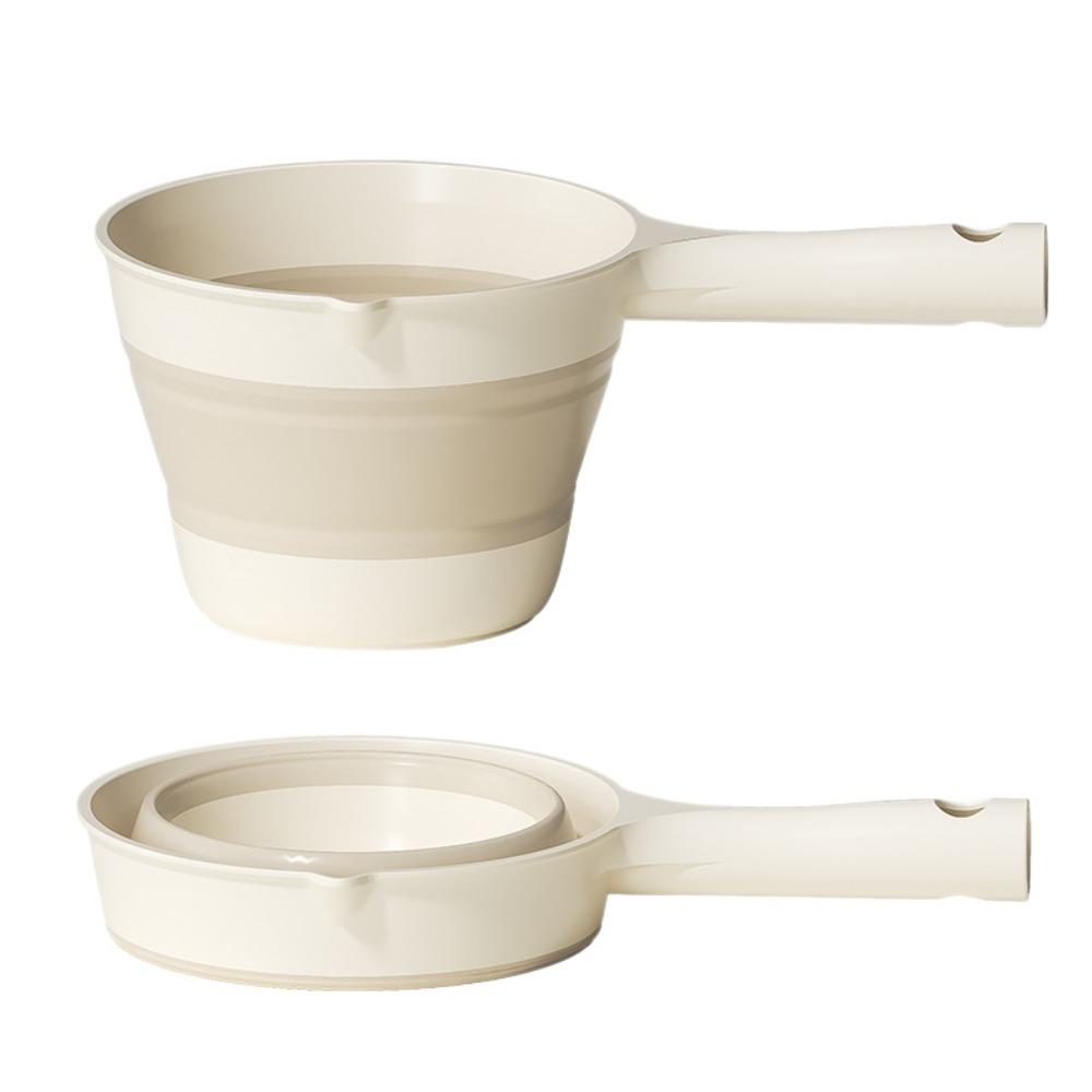 

Suspensible Folding Water Scoop Long Handle Fruit Washing Scoop Kitchen Water Ladle Water Park