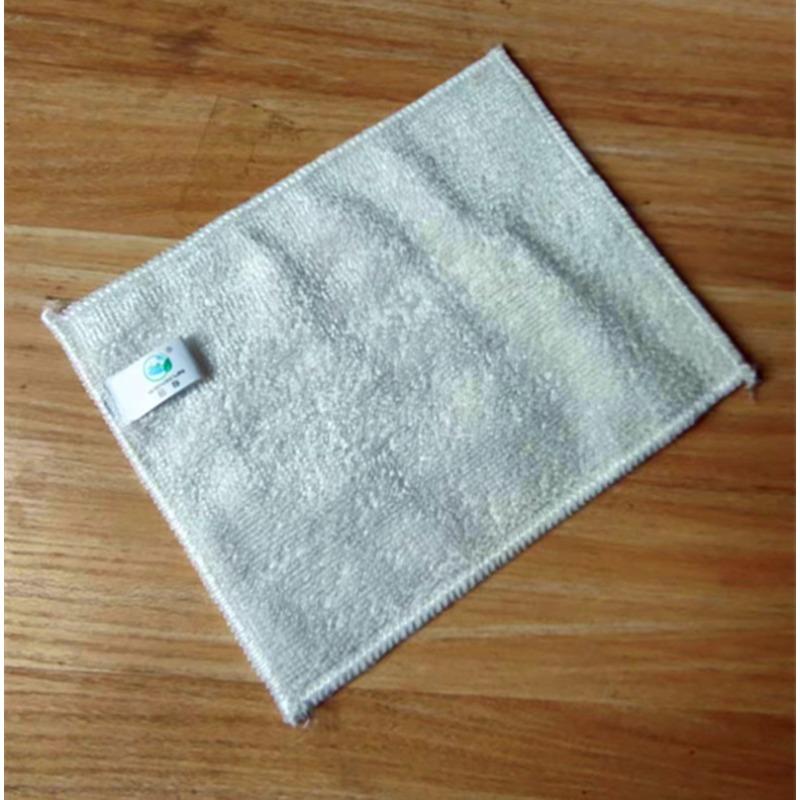 Экологичные салфетки для посуды из бамбукового волокна - Многоразовые, высокоэффективные кухонные тряпки для уборки разных цветов белый