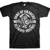 Motorrad T-Shirt Herren Mode T-Shirts Euro Größe Sons Of Anarchie Soa Redwood Original Moto Club Kurzarm Freizeit T-Shirts