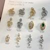 Snake Nails Art Charms Snake Nails Rhinestones Nails Charms Snake Shape Nails Art Decoration Nails Jewelry Accessories